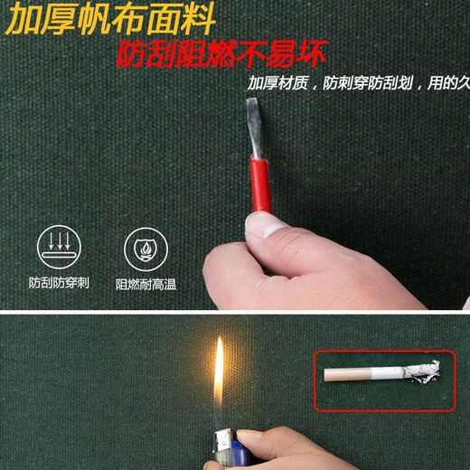 Veribin's new tool bag canvas wear-resistant thickened electrician's bag repair vehicle carpentry special construction site large-capacity canvas bag thickened three-layer double pocket small 35*30*16