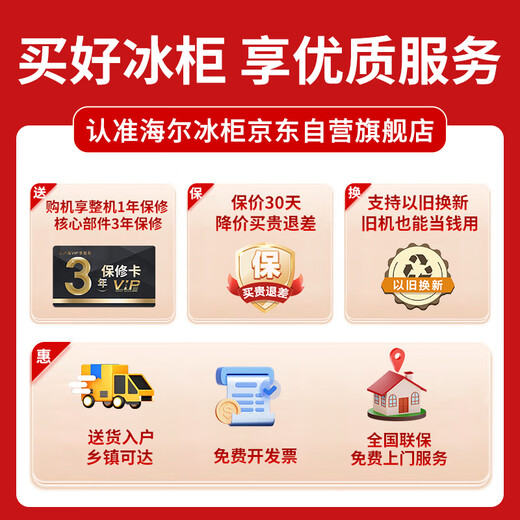 海尔（Haier）宝蓝251升单温冰柜家用小型-35度超低温大容量无需频繁除霜300升以下冷冻柜BC/BD-251GHPCZ补贴