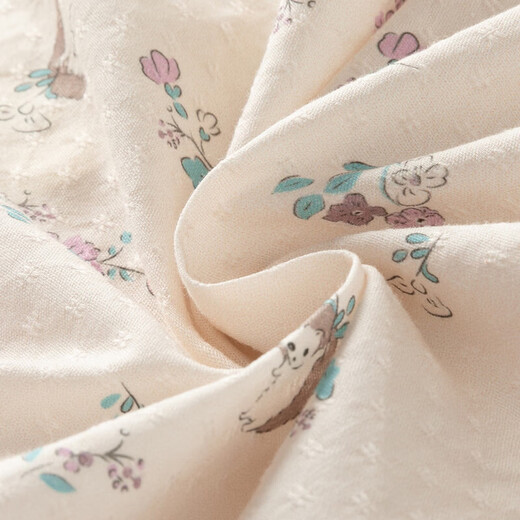 DAVE&BELLA girls' shirts pure cotton baby girl's baby shirts 2026 spring new fashion style children's tops children's clothes little hedgehog print ready stock 80 cm (recommended height 73-80cm)