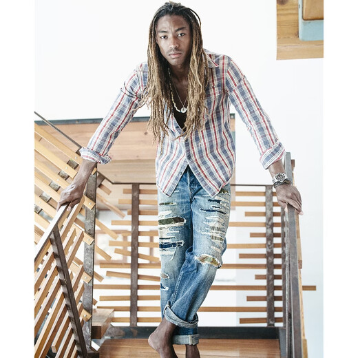 RRL Men's Spring 26 Plaid Twill Cotton Work Shirt RL95596 400-Multicolor M