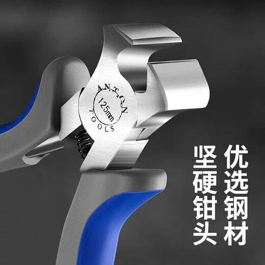 Fat Pig Xiansen pine nut sheller peeling pine nut pliers whole grain peeling small nut tool household melon seed clip opening shell breaking artifact thickened carbon steel chuck pine nut clip blue 2 pack