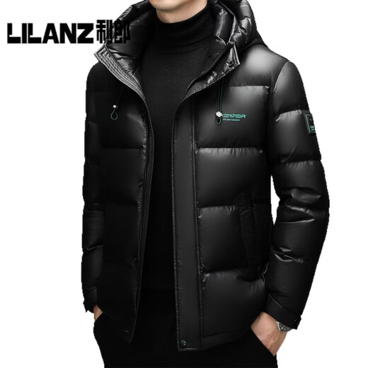 LILANZ новая зимняя мужская куртка-пуховик с капюшоном мужская теплая куртка новая повседневная белая куртка-пуховик с капюшоном для людей молодого и среднего возраста овсяного цвета 14XL (190)