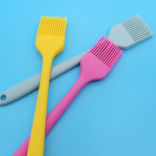 Miaopule Japanese baking pancake silicone oil brush food grade high temperature resistant food grade brush oil brush egg liquid brush kitchen small macaron blue