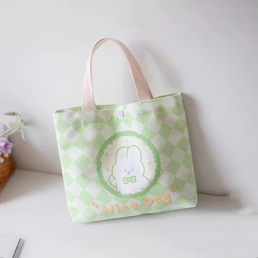 Cartoon Katie kt cute canvas bag casual simple portable canvas bag commuter versatile bag girl handbag strawberry kt canvas bag