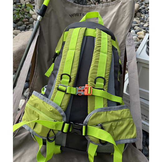 OEING Outdoor Lightweight Mountaineering Bag Men's Travel Hiking Mountain Climbing Equipment Backpack Women's Large Capacity Travel Backpack Mountaineering Bag Fruit Green