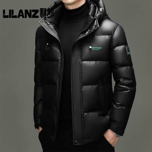 LILANZ новая зимняя мужская куртка-пуховик с капюшоном мужская теплая куртка новая повседневная белая куртка-пуховик с капюшоном для людей молодого и среднего возраста овсяного цвета 14XL (190)