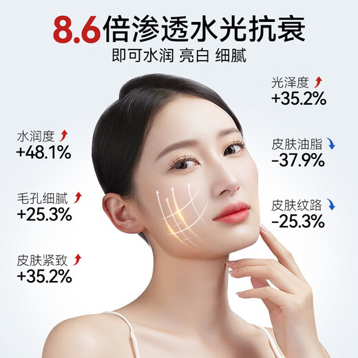 LQUALYN High Pressure Oxygen Injection Instrument Nano Spray Hydration Instrument Beauty Instrument Essence Introducer Facial Steaming Household Water Light Instrument Upgraded PRO Short Gun Patented + Patented Thermal Jet Facial Steamer