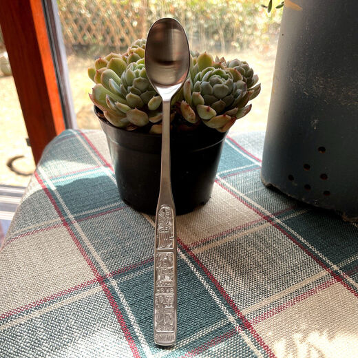 Fantasy retro Rome export 304 stainless steel creative spoon coffee spoon drinking spoon outdoor spoon male spoon meal spoon single