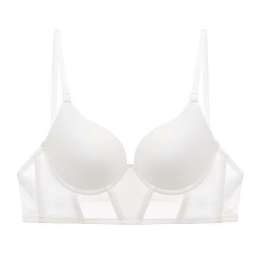 VICTORIA PRINCESS VICTORIA Victoria Cross-Border European and American Sexy Underwear French U-shaped Invisible Seamless Beautiful Back Underwear Small Breasts White Top 70A Thick Cup
