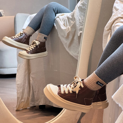 ABJA winter new children's second cotton plus velvet sneakers boys and girls fashionable cotton shoes baby warm anti-slip shoes black (second cotton) 26