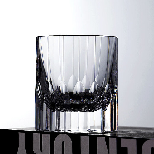 Lizhi shuriken kiriko crystal cup high-end handmade whiskey cup K9 lead-free glass light luxury wine cup gift cup transparent丨K9 ice feather cup gift box 235ml