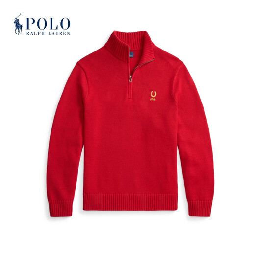 Polo Ralph Lauren Men's 26 Years Early Spring Cotton Sweater RL100608 600-Red M