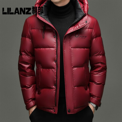 LILANZ новая зимняя мужская куртка-пуховик с капюшоном мужская теплая куртка новая повседневная белая куртка-пуховик с капюшоном для людей молодого и среднего возраста овсяного цвета 14XL (190)