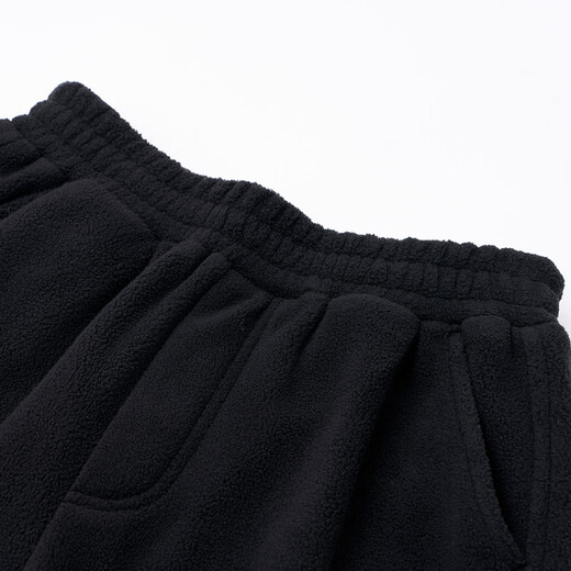 Lee children's sweatpants 2025 autumn and winter loose legged trousers for boys and girls black 130