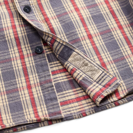 RRL Men's Spring 26 Plaid Twill Cotton Work Shirt RL95596 400-Multicolor M