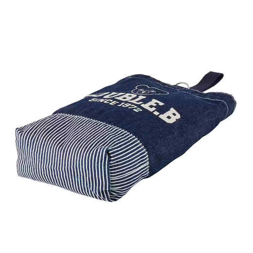 MIKIHOUSE children's accessories double bee upper bag boys girls children's bags direct mail from Japan Indigo Blue (33) --