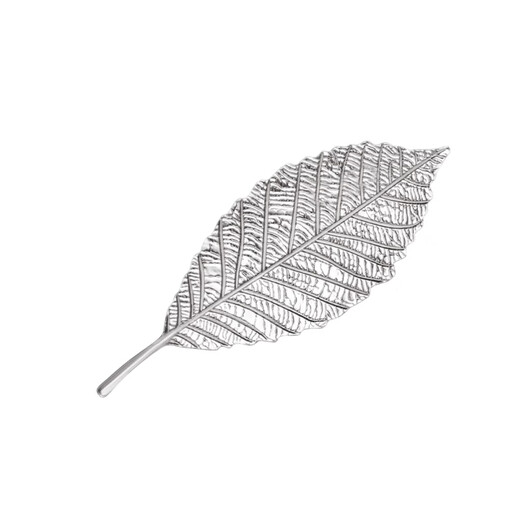 Liuguifu Jewelry Pure Silver 999 Silver Leaf Tea Companion Tea Pet Silver Bar Softening Water Quality Investment Collection Accessories New Year Gift One Leaf Rich Leaf About 2g