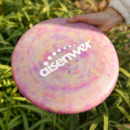 AISENWERPE material professional ultimate frisbee 175g adult inner color series outdoor sports interactive hard frisbee 175g inner color purple/white label disc