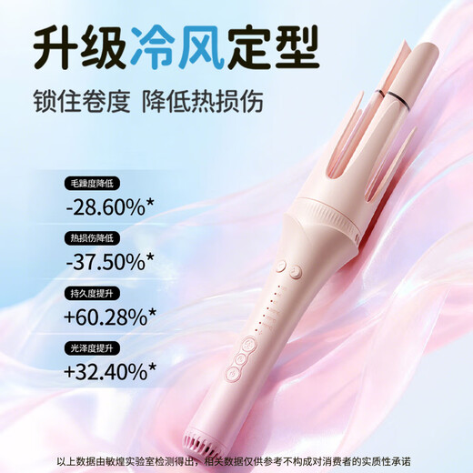 Minhuang new product launched, automatic second generation cold air multi-function all-in-one exchangeable head fully automatic curling iron 32MM curly hair straightening artifact New Year gift cold air five-in-one 28/32/32 egg roll/corn clip/straightening comb
