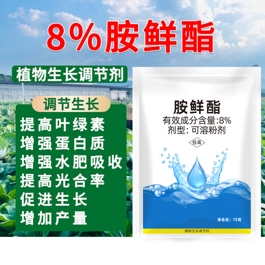 Runtian Baihu Official Genuine 8% Acetate Genuine Plant Growth Regulator Promotes Growth National Standard Wholesale 8% Acetate 12g*30 Bags