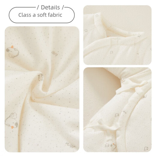 YEE SI Ying's same style purchase product newborn cotton coat, autumn and winter quilted thickened warm baby jumpsuit, monk turmeric deer (thickened 180g weight) 52 cm for pregnancy or postpartum baby