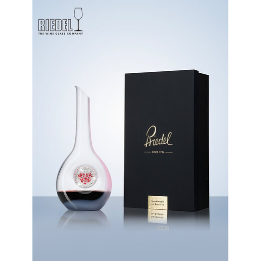 RIEDEL Limited Collection Swarovski Handmade Luxurious Crystal Decanter Creative Wine Divider Gift New Product First Release Limited Edition Diamond Decanter Red and Yellow