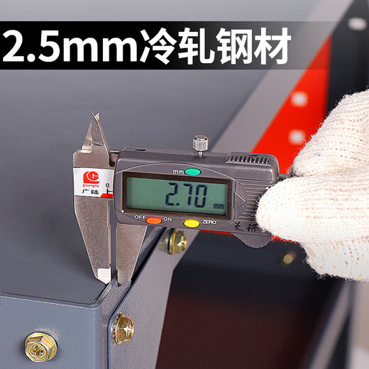 Huaiman Heavy Tool Cart Auto Repair Thickening Machine Repair Silent Trolley Multi-layer Rack Workshop Mobile Maintenance Three-layer Trolley B37 Tool Cabinet Double Drawer