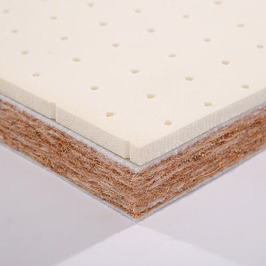 Coconut palm baby mattress baby newborn child latex bed kindergarten dormitory hard bed splicing bed white 5cm latex-free 110*60cm