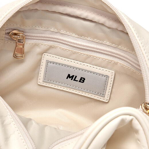MLB children's official boys and girls retro trendy luxury bow pendant diamond presbyopia crossbody bag 26 spring new style silver