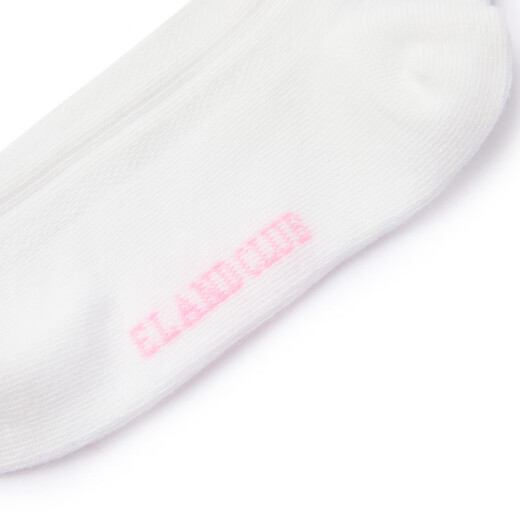 E LAND KIDS pedophile girls' socks 26 spring and summer new sweet lace princess socks mid-calf socks Ivory ivory/39 10-12 years old, foot length 18-20cm