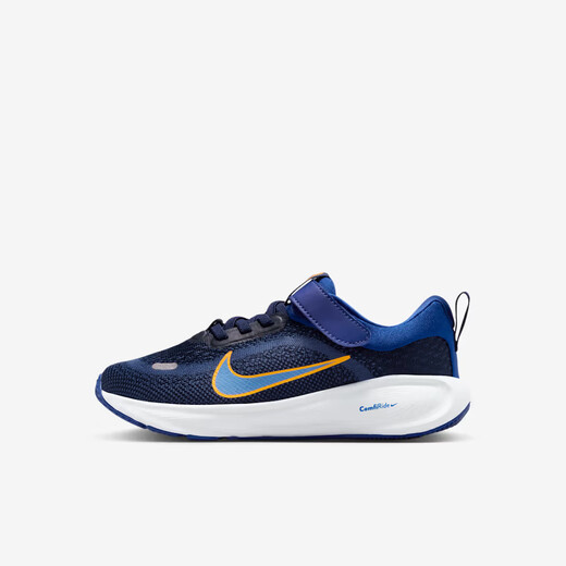 Nike (NIKE) children's sports shoes Stellar Ride small and medium-sized children's Velcro easy to put on and take off lightweight comfortable casual shoes HQ3267-403 28 (foot length about 17cm)