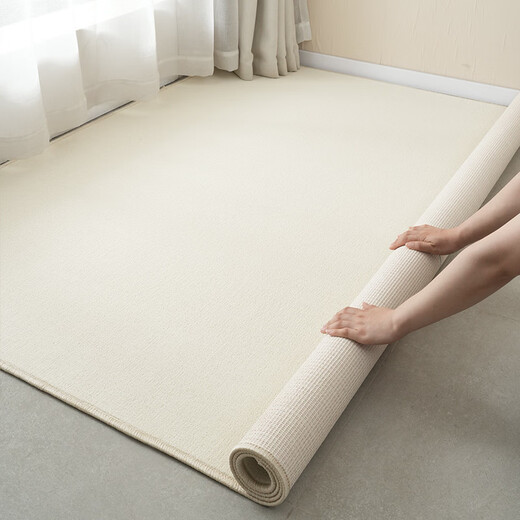 Fantasy off-white solid color photo carpet office large area full studio studio floor mat live broadcast room background blanket smoke gray 400 500 cm