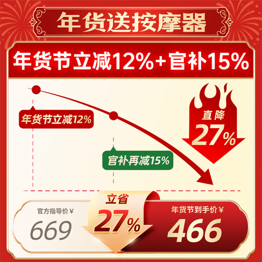 Ecomed German waist massager, cervical spine massager, kneads the neck, shoulders and trapezius muscles, massage pillow, back massage cushion, practical New Year gift for parents, elders, male and female friends, rechargeable and plug-in, self-fitting and pressing for the whole body