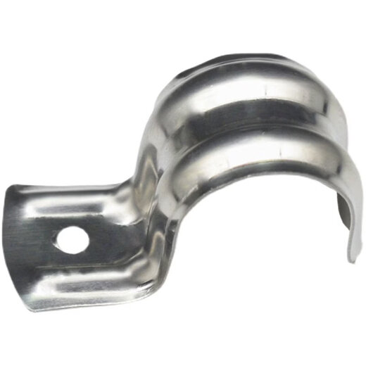 Xu ordered stainless steel P type M type single card riding card boutique gas gun nail thickened 4-point pipe card U-shaped line water pipe drain clamp 16mm P type single card 100 pieces