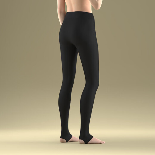 LOVEBOX Autumn New Product Foot Stepping Pantyhose Women's Spring and Autumn Slim Leg Socks Micro-pressure Shaping Pressure Socks Black Slimming Black