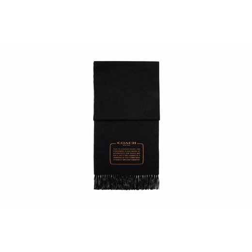 COACH Warm Tassel Velvet Velvet Scarf Women's One Size Default Packaging Default