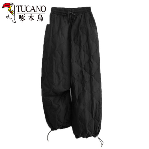 Woodpecker (TUCANO) Daunenhose Damen Herbst und Winter Plus Samtverdickte Hose 2026 Neues Modell Nordost-Minus 40 Grad kältebeständige Baumwollhose Armeegrün XL Empfohlen 130-145 Jin Jin entspricht 0,5 kg