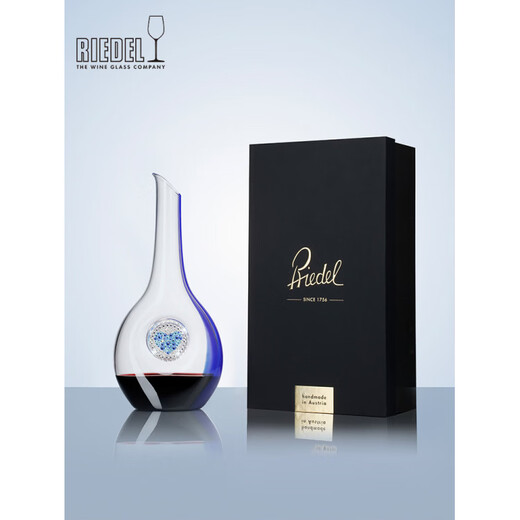RIEDEL Limited Collection Swarovski Handmade Luxurious Crystal Decanter Creative Wine Divider Gift New Product First Release Limited Edition Diamond Decanter Red and Yellow