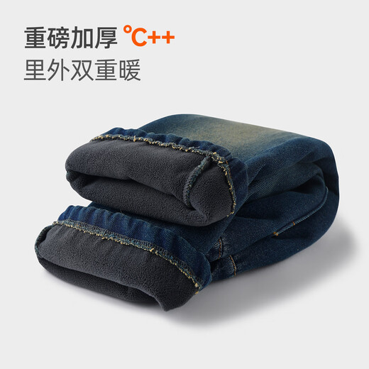 Yishuanger Baby Down Jacket Winter Lightweight Children's Clothes Plus Velvet Jeans Winter Suit Cute Jacket Pants Milk White + Retro Bow Set 80