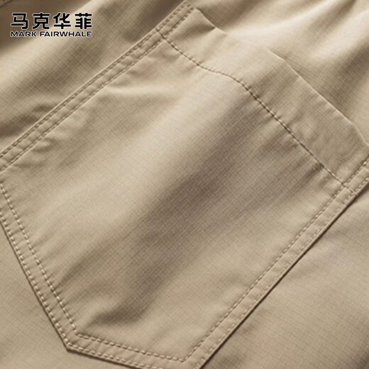 MARK FAIRWHALE overalls men's spring and autumn American fashion brand pants men's outdoor loose casual pants men's pants khaki XL