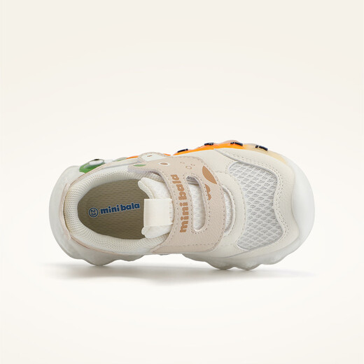 Mini Bala Light Shoes Sports Shoes Spring New Boys Soft Bottom Shock Absorbing Lighting Shoes Girls Breathable Toddler Shoes