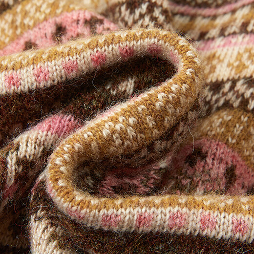 Wancaoyi (wancaoyi) shopping mall same style 2026 spring new wool sweater G06621611 smoke pink S