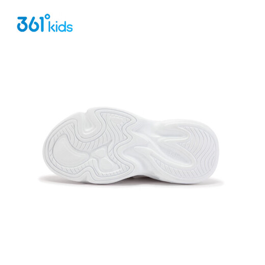 361 Shopping Mall Same Style Children's Shoes Men's Shoes Sports Shoes 2026 Spring New Children's Velcro Casual Shoes 361 Degree White Size 27.5