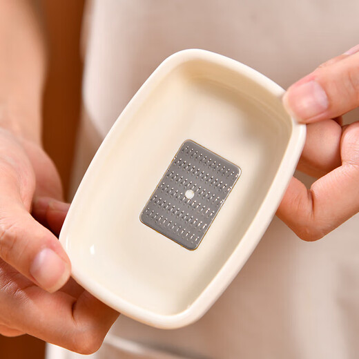 Sungsa ginger and garlic grinder manual garlic grinder press juice garlic paste rub ginger minced baby food supplement fruit puree ginger garlic grinder 1 pack