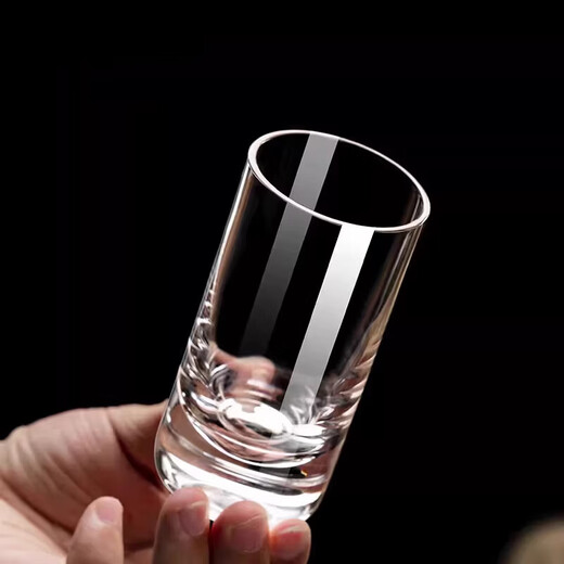 Tuojin German imported high-quality Chinese-style white wine glass set household crystal glass two or two cups thickened straight shot glass wine (2 pieces) two or two crystal white wine glasses