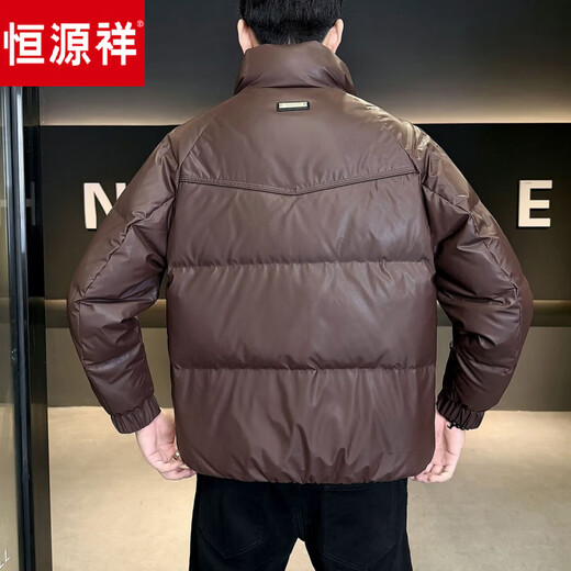 Hengyuanxiang Down Jacket Winter Thickened 2026 New Short Fashionable High-Level Casual Jacket Black XL