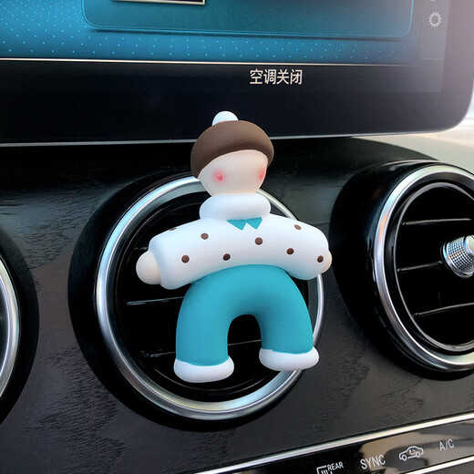 Shantou Lincun 05 Internet celebrity car aromatherapy outlet ornaments diffuser stone car decoration minimalist cow man