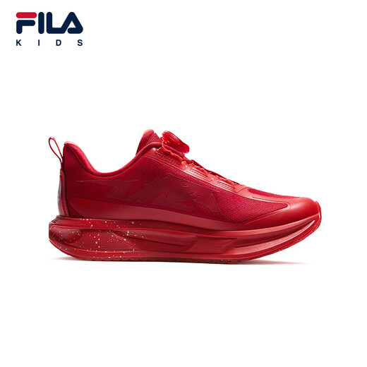 FILA Children's Shoes Running Shoes 2026 Spring New Year Men's and Large Children's Sports Shoes Super Running 6 Dark Red/Fiery Red-FH 33 Inner Length 20.5cm