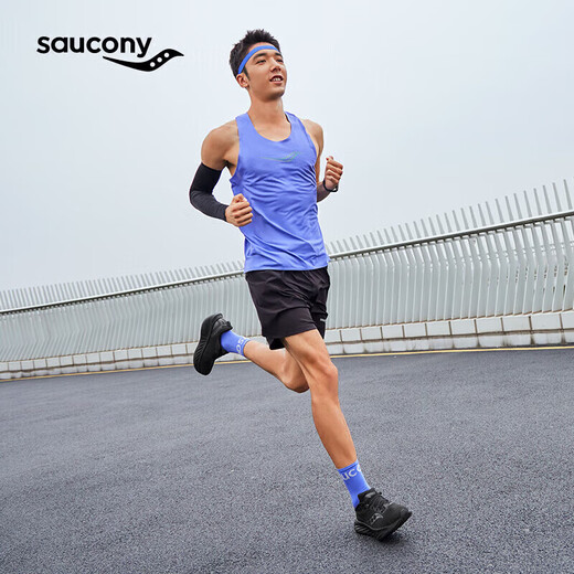 Saucony Peng Yuyan's same style Saucony TRIUMPH Victory 22SE men's running shoes, cushioning and comfortable sports, black 43