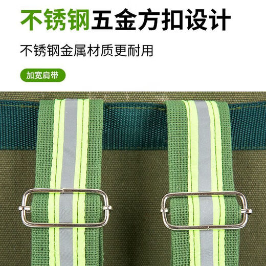 Backpack tool bag large backpack multifunctional repair canvas woodworking thickened wear-resistant portable installation electrician bag practical and durable non-fading double shoulder large size length 40 width 20 height 40cm